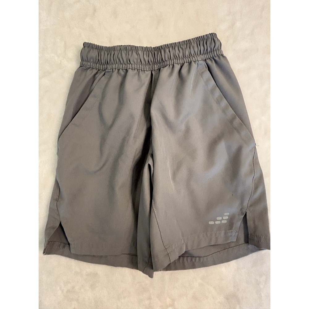 BCG Boys Gray Athletic Shorts Elastic Waist Pockets Size XS 6-7